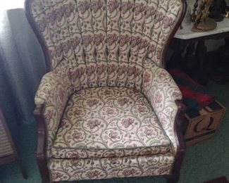 vintage parlor chairs. matching set 