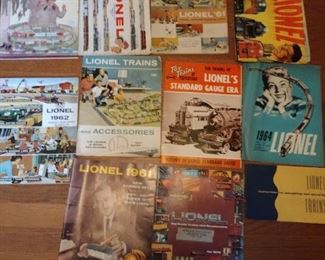 Lionel train magazines vintage 