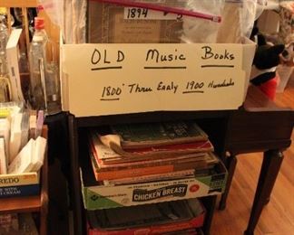 OLD MUSIC BOOKS