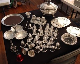 STERLING AND SILVER PLATE ACCESSORIES