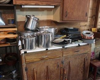 ASSORTED NEW POTS AND PANS