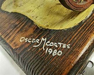 Original Oscar M. Cortes hand carved wooden models.