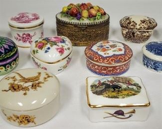 Limoges boxes.