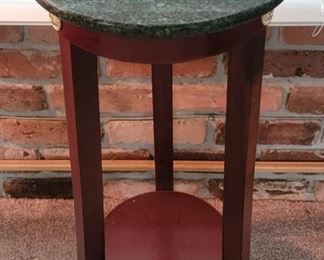 Marble Top Plant/Bust Stand