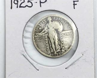 1925 Standing Liberty Silver Quarter, Fine
