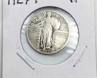 1927 Standing Liberty Silver Quarter, Very Fine