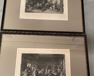 Framed Art by Engraver William Greatbach