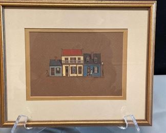 Harrel Gray watercolor Marie Antoinette Hotel