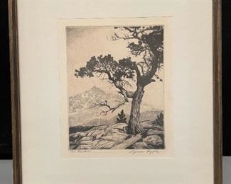 Lyman Byxbe Etching