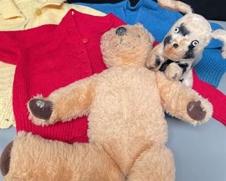 Vintage Toys and Sweaters