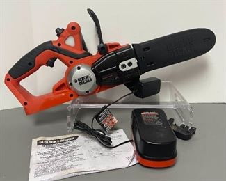 Black Decker 18v Cordless Chain Saw