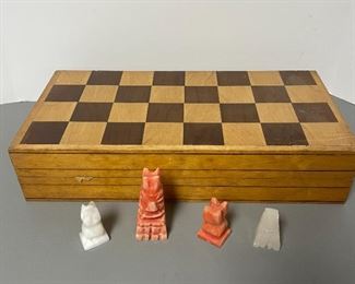 Chess Set With Quartz/Onyx? Pieces