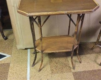Antique bamboo table 