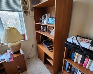pair of these taller bookcases