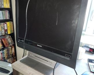 Magnavox computer monitor with built-in CD