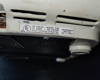 Royal model 113E typewriter