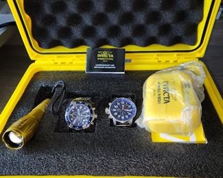 watches by Stauer and Invicta