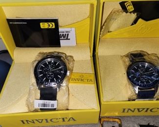 watches by Stauer and Invicta