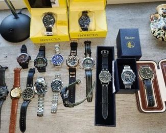 watches by Stauer and Invicta