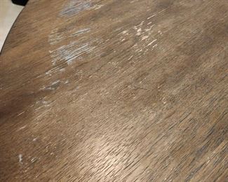 damage to dining table top