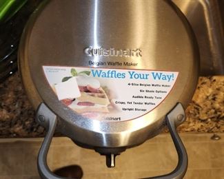 never used Cuisinart Belgian waffle maker