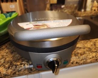 never used Cuisinart Belgian waffle maker