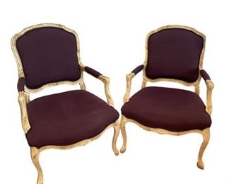 $240 USD Pair of French Country Bergere Upholstered Chairs MA133-2 Description: Pair of French Bergere chairs upholstered in eggplant velvet. Have nice weight and are well made with lots of fantastic character.
Condition: Very good
Dimensions: 26 X 24 X 38.5"H
Local pick up Bethesda, MD. Contact us for shipper suggestions https://goodbyhello.com/products/pair-of-chairs-133-2?_pos=1&_sid=8a2a34800&_ss=r