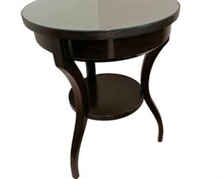 $130 USD Panache Round 2-Tier Three Legged Wood End Table w storage MA133-14 Description: This table sits at the crossroads where vintage, traditional, and modern styles meet. Traditional luxury, infused with a modern flair. Two fixed shelves and an upper drawer with a dark candlelight finish. Original Price $2400
Condition: Used and in very good condition.
Dimensions: 22 X 22 X 28"H
Local pick up Bethesda, MD. Contact us for shipper suggestions https://goodbyhello.com/products/round-table-ma133-14?_pos=1&_sid=20c880d09&_ss=r