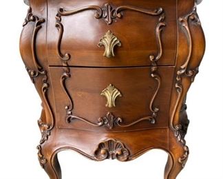 $220.00 USD Decorative Crafts Inc Solid Wood Italian Bombay Chest MA133-45 Description: A desirable Decorative Crafts Inc unique bombay chest. Scrolled overlay and gold accents makes this piece special. This chest is beautifully hand crafted and imported from Italy. It boasts three drawers with brass handles.
Condition: In excellent used condition please refer to photographs
Dimensions: 21" x 12" x 28"H
Location: Local pick up Bethesda, MD. Contact us for shipper suggestions https://goodbyhello.com/products/decorative-crafts-inc-solid-wood-bombay-chest-made-in-italy-ma133-45?_pos=1&_sid=45144ae5e&_ss=r