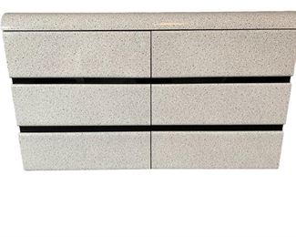 $200.00 USD Berg Furniture Laminate 3 Drawer Dresser Chest High Gloss Grey MA133-33 Description: This simple high gloss dresser is the perfect choice to go with any style of upholstered bed or bedroom decor. A simple, streamlined design, the handleless fronts give a contemporary look, and the grey gloss finish brings a fresh, modern feel.
Condition: Used and in very good condition.
Dimensions: 48 X 20 X 30"H
Local pick up Bethesda, MD. Contact us for shipper suggestions https://goodbyhello.com/products/chest-ma133-33?_pos=1&_sid=a839ccdf2&_ss=r