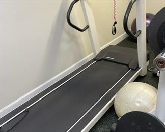 $100.00 USD     Landice L8 Treadmill MK144-20     Description:  Landice L8 treadmill offers a spacious running surface with a 22-inch wide by 63-inch long running surface.
Specifications and features:
-4 HP continuous duty drive motor
-Rust-free aluminum frame
-Cast aluminum side rails and end caps
-3 1/2" diameter, 22-pound steel rollers
-1-inch thick, reversible deck
-weight: 435 pounds
-0.5 to 12.0 mph speed range
-15% grade electric elevation
-22" x 63" running area
500 pound user weight capacity
Dimensions: 35" x 83"
Condition: Good condition
Local pick up McLean VA after 1/1/23.  Contact us for shipper suggestions.     https://goodbyhello.com/products/landice-l8-treadmill-mk144-20?_pos=1&_sid=26c076a1a&_ss=r