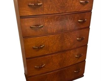 $600     Vintage 5 Drawer Dresser w Bakelite Pulls DG145-15     Description: Gorgeous 5 drawer vintage dresser. 
Condition: Very good
Dimensions: 34 x 18 x 50.5"H
Local pick up Rockville, MD.  Located on second floor.  Contact us for shipper suggestions.     https://goodbyhello.com/products/vintage-5-drawer-dresser-w-bakelite-pulls-dg145-15?_pos=4&_sid=393e46d62&_ss=r