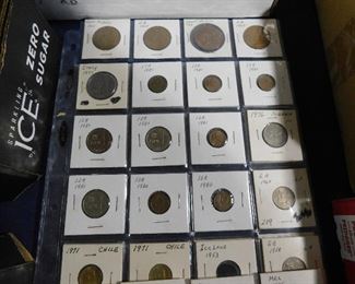 Foreign coin collection