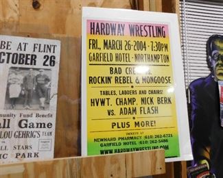 Vintage wrestling poster
