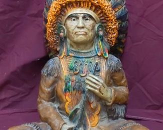 04Decorative Native American Statue