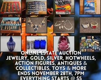 https://bit.ly/C2C11282022 Bidding ends November 28th at 7pm, click the link to view the auction catalog, click "Quick Bid" on any lot in the auction and follow the prompts to register and bid, shipping and terms and conditions for the sale are near the top of the catalog on the menu bar
