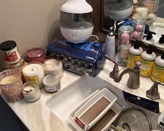 CANDLES, HAIR ACESSORIES