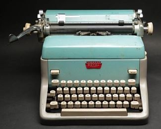 1959 Royal Typewriter – In Sea Blue Color
