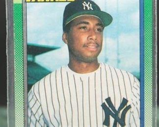 Bernie Williams 1990 Topps Baseball Card #701
