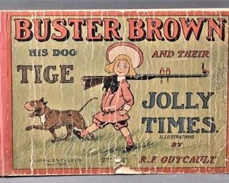 Ant. Buster Brown His Dog Tige & Their Jolly Times

