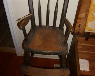 antique high chair 1854