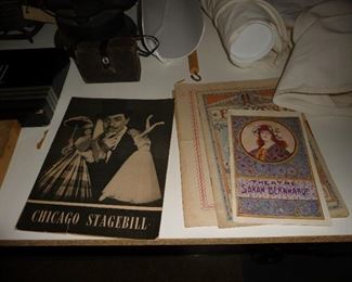 VERY  old antique theater  playbills lots not seen 