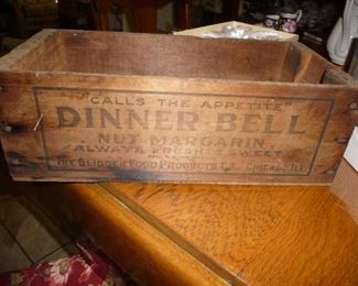 wood antique food box