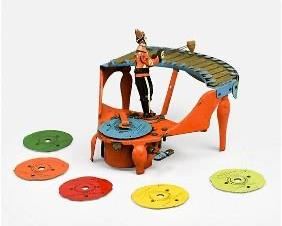 Wolverine No. 48 Zilotone Tin Circus Clown Xylophone Music Toy
