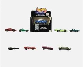 Seven 1960s Redline Hot Wheels & One Hot Wheels Collectibles 1940s Ford Convertible w/Box