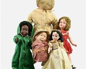 Five Antique Dolls
