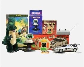 Four Vintage Battery Powered Toys TESTED WORKING