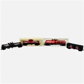 Four Coca-Cola HO Scale Model Tankers