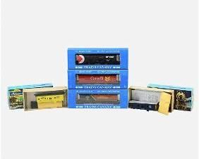 Five Various Brand HO Scale Model Trains