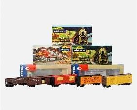 Five Various Brand HO Scale Model Trains